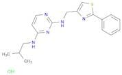 N4-Isobutyl-N2-((2-phenylthiazol-4-yl)methyl)pyrimidine-2,4-diamine hydrochloride