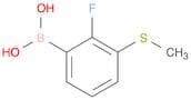 2-Fluoro-3-(methylsulfanyl)phenylboronic acid