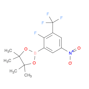 2-Fluoro-5-nitro-3-(trifluoromethyl)phenylboronic acid, pinacol ester