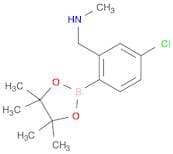 4-Chloro-2-(N-methylaminomethyl)phenylboronic acid, pinacol ester
