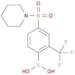 4-(Piperidin-1-ylsulfonyl)-2-trifluoromethylphenylboronic acid