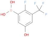 2-Fluoro-5-hydroxy-3-(trifluoromethyl)phenylboronic acid