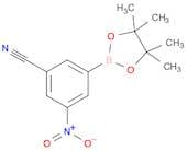 3-Nitro-5-(tetramethyl-1,3,2-dioxaborolan-2-yl)benzonitrile