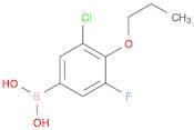 3-Chloro-5-fluoro-4-propoxyphenylboronic acid