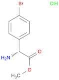 Methyl (2R)-2-amino-2-(4-bromophenyl)acetate HCl