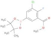 3-Chloro-4-fluoro-5-(methoxycarbonyl)phenylboronic acid, pinacol ester