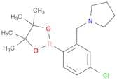 4-Chloro-2-(pyrrolidinomethyl)phenylboronic acid, pinacol ester