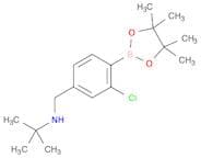 2-Chloro-4-(N-t-butylaminomethyl)phenylboronic acid, pinacol ester