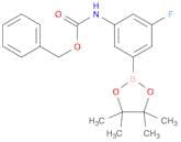 Benzyl N-[3-fluoro-5-(tetramethyl-1,3,2-dioxaborolan-2-yl)phenyl]carbamate