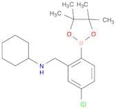 4-Chloro-2-(N-cyclohexylaminomethyl)phenylboronic acid, pinacol ester