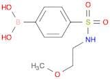[4-[[[2-(Methoxy)ethyl]amino]sulfonyl]phenyl]boronic acid