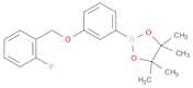 1,3,2-Dioxaborolane, 2-[3-[(2-fluorophenyl)methoxy]phenyl]-4,4,5,5-tetramethyl-