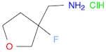 (3-fluorooxolan-3-yl)methanamine hydrochloride