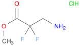 Methyl 3-amino-2,2-difluoropropanoate hydrochloride