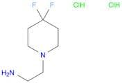 2-(4,4-Difluoropiperidin-1-yl)ethan-1-amine dihydrochloride
