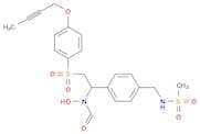 N-{2-[4-(but-2-yn-1-yloxy)benzenesulfonyl]-1-[4-(methanesulfonamidomethyl)phenyl]ethyl}-N-hydroxyf…