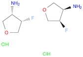 rel-(3S,4S)-4-Fluorotetrahydrofuran-3-amine hydrochloride