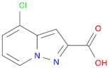Pyrazolo[1,​5-​a]​pyridine-​2-​carboxylic acid, 4-​chloro-