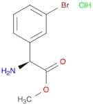 methyl (2S)-2-amino-2-(3-bromophenyl)acetate hydrochloride