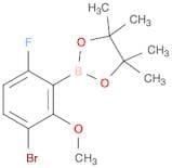 2-(3-Bromo-6-fluoro-2-methoxyphenyl)-4,4,5,5-tetramethyl-1,3,2-dioxaborolane