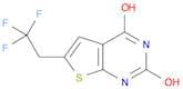 6-(2,2,2-Trifluoroethyl)thieno[2,3-d]pyrimidine-2,4-diol