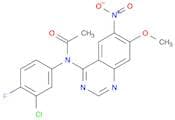N-(3-Chloro-4-fluorophenyl)-N-(7-methoxy-6-nitroquinazolin-4-yl)acetamide