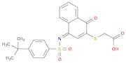 2-[[4-[[[4-(tert-Butyl)phenyl]sulfonyl]imino]-1-oxo-1,4-dihydro-2-naphthyl]thio]acetic Acid