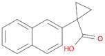 1-(Naphthalen-2-yl)cyclopropane-1-carboxylic acid