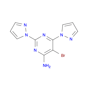 5-Bromo-2,6-di(1H-pyrazol-1-yl)pyrimidin-4-amine