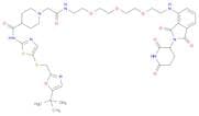 N-(5-(((5-(tert-Butyl)oxazol-2-yl)methyl)thio)thiazol-2-yl)-1-(14-((2-(2,6-dioxopiperidin-3-yl)-1,…