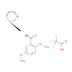 N-(3S)-1-Azabicyclo[2.2.2]oct-3-yl-2,5-dimethoxybenzamidetrifluoroacetate