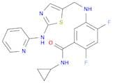 N-Cyclopropyl-2,4-difluoro-5-[[[2-(2-pyridinylamino)-5-thiazolyl]methyl]amino]benzamide