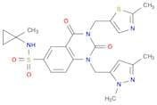 1-[(1,3-Dimethyl-1H-pyrazol-5-yl)methyl]-1,2,3,4-tetrahydro-N-(1-methylcyclopropyl)-3-[(2-methyl-5…