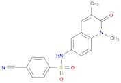 4-Cyano-N-(1,2-dihydro-1,3-dimethyl-2-oxo-6-quinolinyl)benzenesulfonamide
