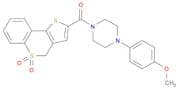 (5,5-Dioxido-4H-thieno[3,2-c]thiochromen-2-yl)(4-(4-methoxyphenyl)piperazin-1-yl)methanone
