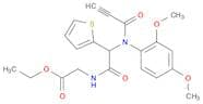 N-(2,4-Dimethoxyphenyl)-N-(1-oxo-2-propyn-1-yl)-2-(2-thienyl)glycylglycineethylester