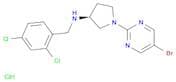 (3S)-N-(2,4-Dichlorobenzyl)-1-(5-bromopyrimidin-2-yl)pyrrolidinyl-3-aminehydrochloride