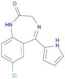 7-Chloro-1,3-dihydro-5-(1H-pyrrol-2-yl)-2H-1,4-benzodiazepin-2-one