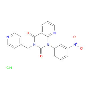 1-(3-Nitrophenyl)-3-(4-pyridinylmethyl)-pyrido[2,3-d]pyrimidine-2,3-(1H,3H)-dionehydrochloride