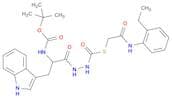 N-[(1,1-Dimethylethoxy)carbonyl]-L-tryptophan-2-[[[2-[(2-ethylphenyl)amino]-2-oxoethyl]thio]carbon…