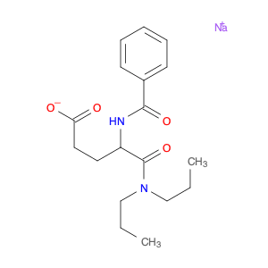 4-(Benzoylamino)-5-(dipropylamino)-5-oxopentanoicacidsodiumsalt