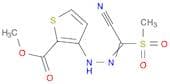 Methyl 3-(2-(cyano(methylsulfonyl)methylene)hydrazineyl)thiophene-2-carboxylate