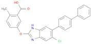5-((6-([1,1'-Biphenyl]-4-yl)-5-chloro-1H-benzo[d]imidazol-2-yl)oxy)-2-methylbenzoic acid