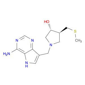 (3R,4S)-1-[(4-Amino-5H-pyrrolo[3,2-d]pyrimidin-7-yl)methyl]-4-[(methylthio)methyl]-3-pyrrolidinol