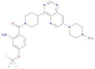 [2-Amino-4-(trifluoromethoxy)phenyl][4-[7-(4-methyl-1-piperazinyl)pyrido[3,2-d]pyrimidin-4-yl]-1-p…