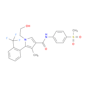 (S)-1-(2-Hydroxyethyl)-4-methyl-N-[4-(methylsulfonyl)phenyl]-5-[2-(trifluoromethyl)phenyl]-1H-pyrr…