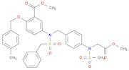 Methyl 5-[[[4-[(2-methoxy-2-oxoethyl)(methylsulfonyl)amino]phenyl]methyl][(phenylmethyl)sulfonyl]a…