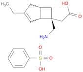 (1R,5S,6S)-6-(Aminomethyl)-3-ethylbicyclo[3.2.0]hept-3-ene-6-acetic acid benzenesulfonate