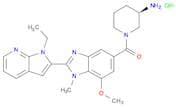 (3R)-1-(2-{1-ethyl-1H-pyrrolo[2,3-b]pyridin-2-yl}-7-methoxy-1-methyl-1H-1,3-benzodiazole-5-carbony…