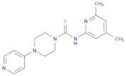 N-(4,6-dimethyl-2-pyridinyl)-4-(4-pyridinyl)-1-piperazinecarbothioamide